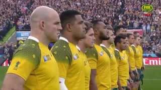 RWC 2015 Anthems amp Haka  Australia vs New Zealand Cup Final [upl. by Gaves3]