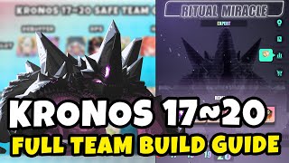 KRONOS 1720 EXPERT MODE FULL TEAM BUILDING GUIDE  RITUAL MIRACLE  DISLYTE [upl. by Ashly]