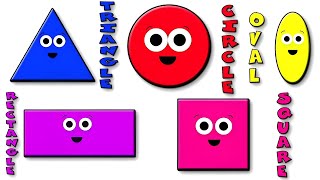 Shapes Song  Learn Shape and Kindergarten Rhyme for Babies  Preschool Learning Shapes [upl. by Parrisch]