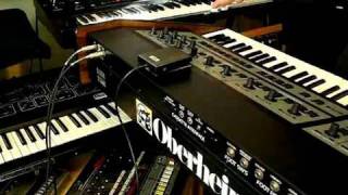 Oberheim OBX  Sequential Prophet VS Synthesizer live jam [upl. by Neumeyer]