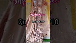 Myntra Saree tikhiimlisaree😍 myntrafinds myntrahaul viral myntrasareehaul myntra ytshorts [upl. by Catto]