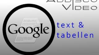 Google text amp tabellen Dateien hochladen Upload [upl. by Refinaj]