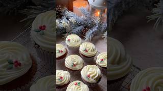 Gingerbread cupcakes ❄️🤍 [upl. by Iborian431]