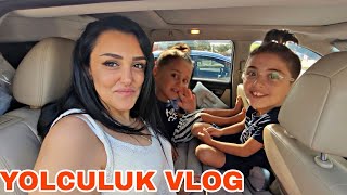 TATİLE GİDİŞ YOLCULUĞUMUZ VLOG [upl. by Eatnoj]