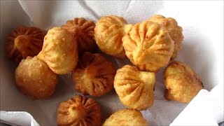 Talniche modak Maharashtrian Fried Modak  Ganapati special [upl. by Noraha]