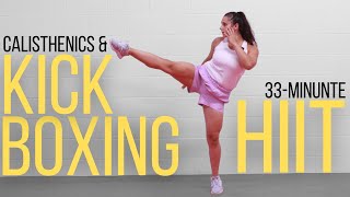 Kickboxing HIIT Workout No Equipment  Tabata [upl. by Adnhoj]