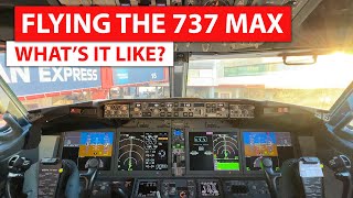 Flying The Boeing 737 MAX Whats It Like [upl. by Ambie269]