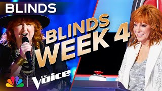 Stunning Blind Auditions from Week 4  The Voice  NBC [upl. by Mungam645]