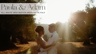 Paula amp Adam  Destination Interfaith Jewish Wedding at Masseria Le Carrube Ostuni Puglia Italy [upl. by Shari33]