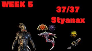 【Warframe】week 5  Deep Archimedea Elite 3737  Styanax Solo [upl. by Donny]