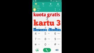 Kuota gratis sebulan 3 tanpa pulsa tanpa aplikasi [upl. by On]