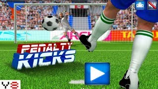 Y8 GAMES FREE  Y8 Penalty Kicks 3D soccer gameplay [upl. by Eelanna741]