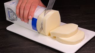 Kaufen Sie keinen Käse 1 kg Käse aus 1 Liter Milch in nur 5 Minuten [upl. by Esojnauj]