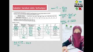 Min varians dan sisihan piawai  taburan serakan data terkumpul  matematik tingkatan 5 [upl. by Lama755]