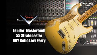 Fender Masterbuilt 55 Stratocaster HVY Relic Levi Perry  Vintage Studio [upl. by Trenna]