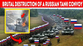 Ukraine ARMY Destroys a Huge russian CONVOY with precise hits The Best Moments [upl. by Ahsiened]