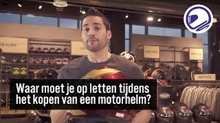 WAAR MOET JE OP LETTEN TIJDENS HET KOPEN VAN EEN MOTORHELM [upl. by Moureaux]