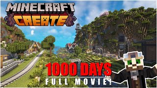 1000 days in Minecraft Create Mod Full Movie  Episodes 113 [upl. by Rennerb]