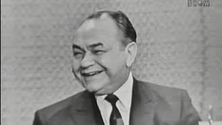 Whats My Line  Edward G Robinson Martin Gabel panel Dec 18 1960 [upl. by Raye]