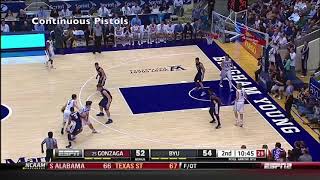 Pistol Offense Dribble Handoff to Ball Screen Continuity [upl. by Naghem]