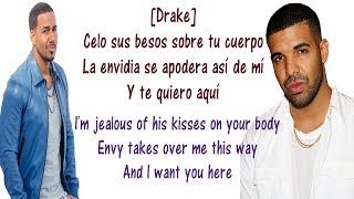 Odio  Romeo Santos ft Drake Lyrics English and Spanish  Translation from both languages  I hate [upl. by Jareb]