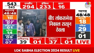 Beed Loksabha Result Live बीड लोकसभेचा निकाल राखून ठेवला [upl. by Keene]