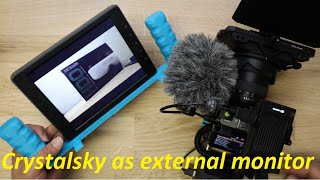 How to use the DJI Crystalsky as an external monitor [upl. by Ecam]