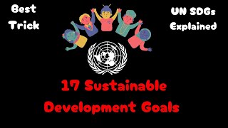 Trick to Remember 17 SDG Goals SDG Story For All Competitive Exams sdgs unsdgs sdg [upl. by Thomsen]