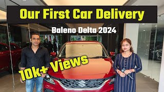 Our First Car Delivery  Baleno 2024 Delta  Nexa [upl. by Ahsiek7]