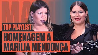 HOMENAGEM Os sucessos da ETERNA Marília Mendonça  Top Playlist  Música Multishow [upl. by Ramsdell]