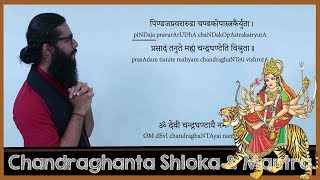 Chandraghanta Shloka Mantra Siddhi and Significance  Day 3 [upl. by Rap]