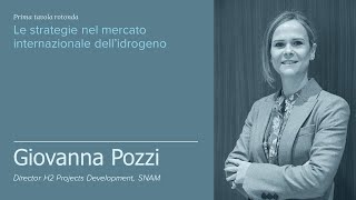 Giovanna Pozzi Director H2 Projects Development di SNAM [upl. by Dirgni]