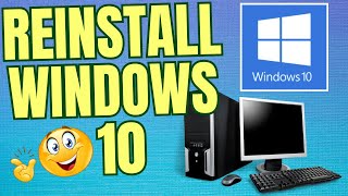 Reinstall Windows 10 [upl. by Hallock]