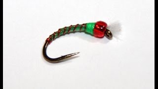 Fly Tying  Christmas Chironomid [upl. by Noicnecsa]