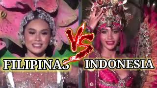 Filipinas VS Indonesia National Costume Competition  Reina Hispanoamericana 2023 [upl. by Artina443]