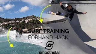 Surf Training Forehand hacks with 9 old Marco Albacete  SmoothStar [upl. by Anneh634]