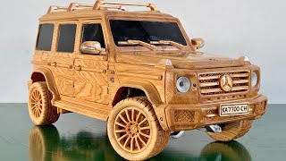 Wood Carving  MercedesBenz G500 Fan Ordered  Woodworking Art [upl. by Benoit844]