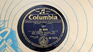 No More The Maguire Sisters Columbia 78rpm Shellac Radiogram Record from 1954 [upl. by Axe712]