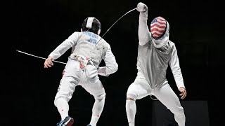 USA vs Japan  2021 Foil Olympic Games Men’s Team Bronze Tokyo [upl. by Eveineg]