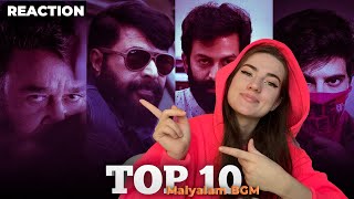 Russian Girl Reacts  Top 10 Malayalam BGM Music Reaction [upl. by Hsekin822]