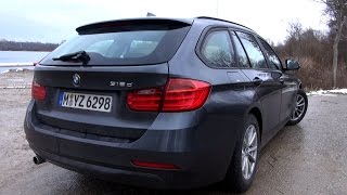 2015 BMW 318d Touring 143 HP Test Drive [upl. by Cordalia59]