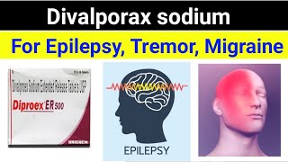 divalproex sodium extended release tablets ip 500mg uses in hindi  antiepileptic drugs [upl. by Yentihw]