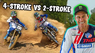 Factory YZ250F VS YZ250 Two Stroke [upl. by Jarlen]