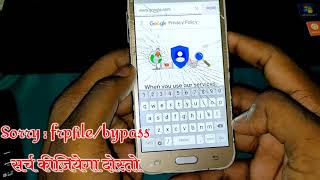 Samsung J2 FRP Bypass  SMJ200G FRP Bypass [upl. by Isyed77]