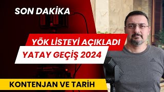 SON DAKİKA YÖK ÜNİVERSİTELERİN YATAY GEÇİŞ TAKVİM VE KONTENJANINI YAYIMLADI [upl. by Hervey]