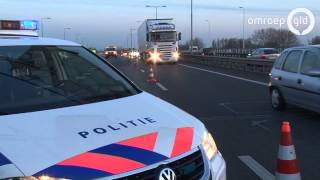 Motorrijder komt om bij ongeluk A12 [upl. by Joly]