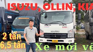 Báo giá tổng hợp các xe tải cũ mới về Isuzu FRR650 Thaco Ollin 450 Ollin 350 QKR270 Kia K200 cũ [upl. by Galer560]