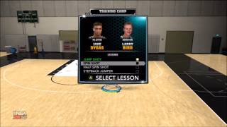 NBA 2k14  Larry Bird training camp  Legends training camp [upl. by Lleuqram]