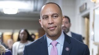 Hakeem Jeffries criticizes house republicans for praising Trump [upl. by Ylra588]