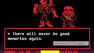 underfell misbelief papyrus fight [upl. by Nolyd]